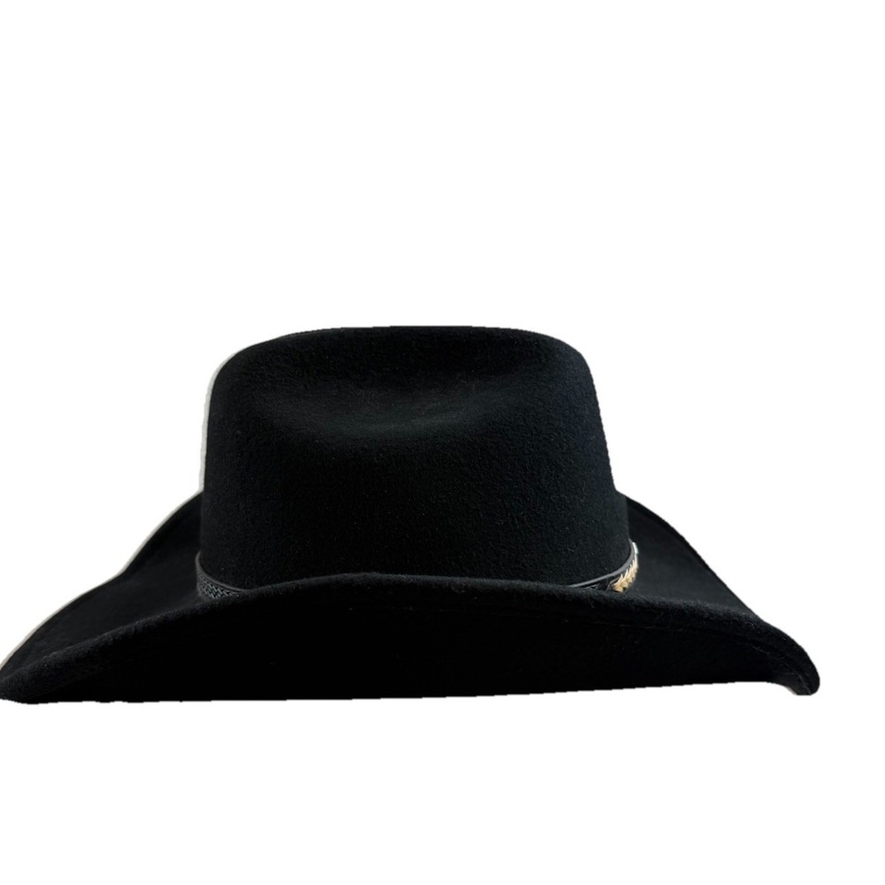 Outback Trading Co Out Of The Chute Black Wool Cowboy Hat Shapeable‎ 1335 Sz XL - Picture 5 of 13